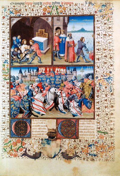 Galahad a Camelot, 1463 od Evrard d