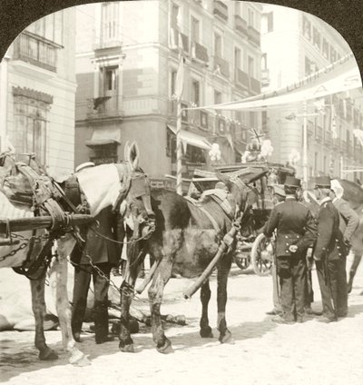 State Coach, Calle Mayor, Madrid. od Excelsior Stereoscopic Tours