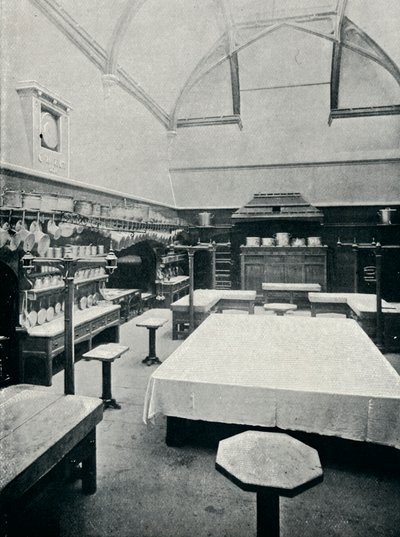 Královská kuchyně na hradě Windsor, c1899, 1901 od Eyre and Spottiswoode