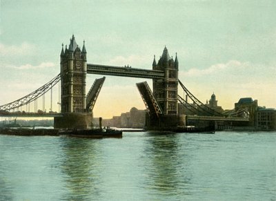 Tower Bridge, 1900. od Eyre and Spottiswoode