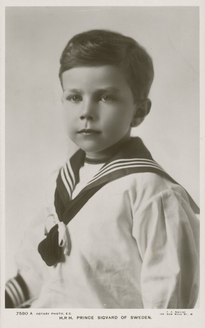 Jeho královská výsost princ Sigvard Švédský, 1913 od F.A Swaine