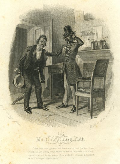 Martin Chuzzlewit: pan Pecksniff od F.O.C. and McRae, C. John Darley