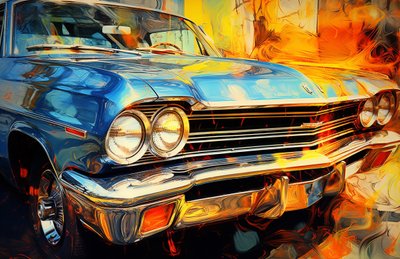 Vintage staré auto plakáty na prodej, on-line Umělecké tisky, Room Decor od F. Abderrahim