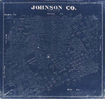 Plán ukazuje vlastnictví půdy. LC Mapy vlastnictví půdy, 1029 Dostupné také prostřednictvím webové stránky Library of Congress jako rastrový obrázek od F. G.; Texas. General Land Office Blau