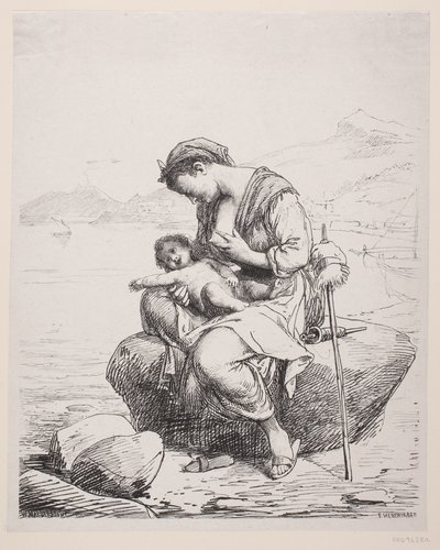 Mladá matka od F. Hendriksen