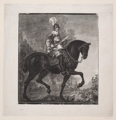 Karel van Mander: Christian IV na koni od F. Hendriksen