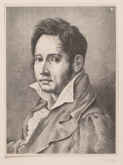 Portrét Oehlenschlägera od F. Hendriksen