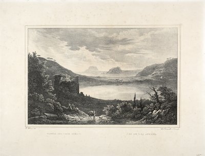 Pohled na jezero Averno od F. Homer