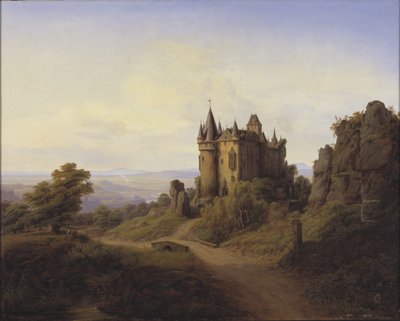 Zámek Büresheim na řece Eifel od F. Sødring