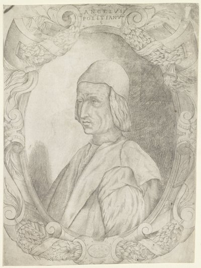 Portrét van Agnolo Poliziano od Fabio Licinio