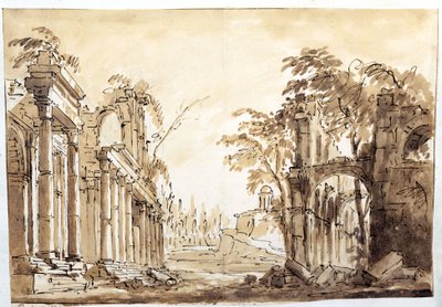 Scéna z prvního dějství opery „Lucio Silla“ od Wolfganga Amadea Mozarta, 1772 od Fabrizio Galliari