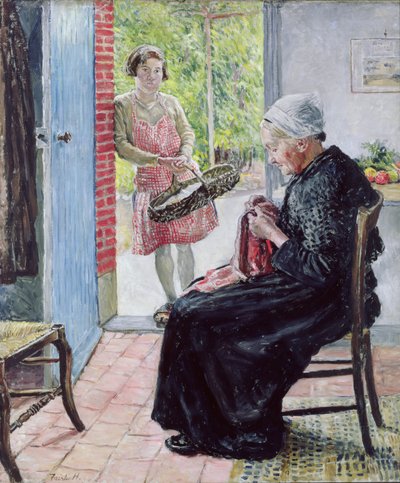 U doškové chaloupky, 1921 od Fairlie Harmar