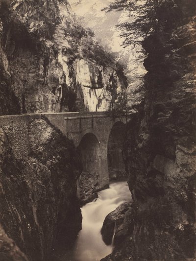 Cesta do Eaux-Chaudes, Pyreneje recto, c. 1855. od Farnham Maxwell Lyte