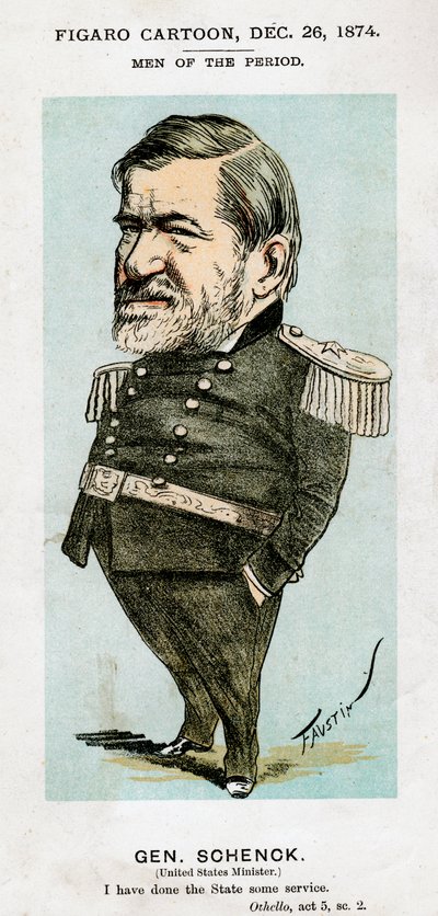 Robert C Schenck, americký armádní generál a diplomat, 1874. od Faustin