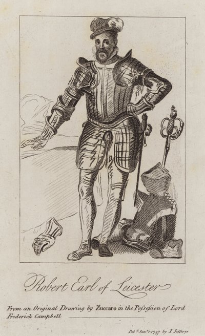 Robert Dudley od Federico (after) Zuccari or Zuccaro