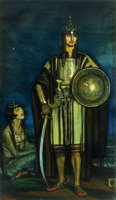Rudolph Valentino v Black Falcon od Federico Armando Beltran Masses