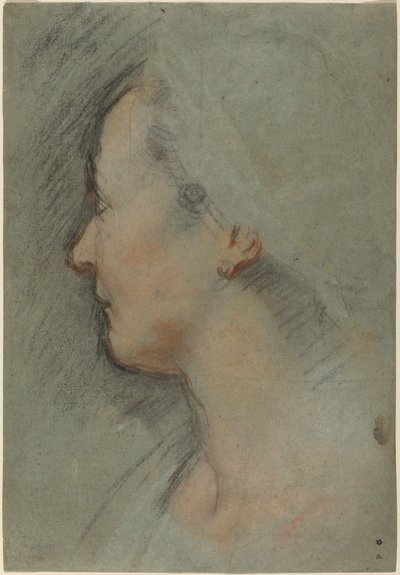 Hlava ženy od Federico Barocci