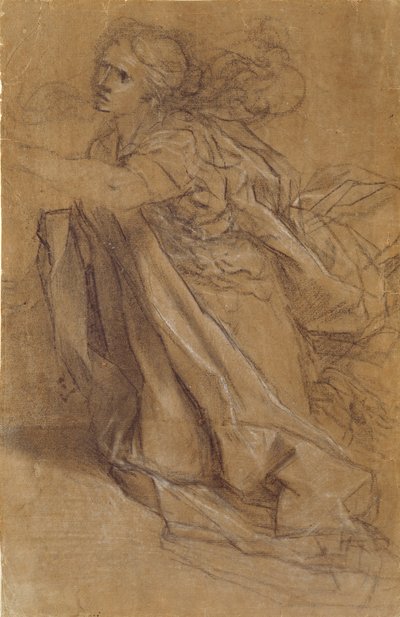 Magdalena, konec 16. století od Federico Barocci