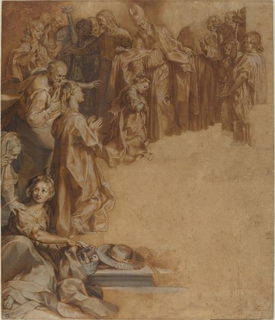 Uvedení Panny Marie do chrámu od Federico Barocci