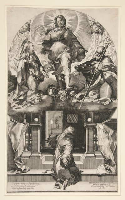 Vidění sv. Františka (Odpuštění sv. Františka) od Federico Barocci
