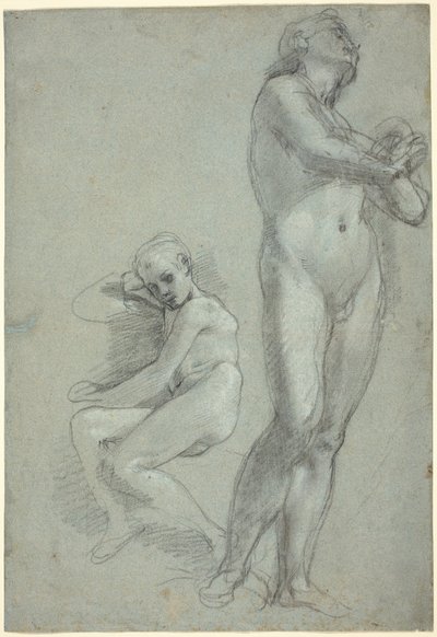 Dva nahí mladíci [recto] od Federico Barocci