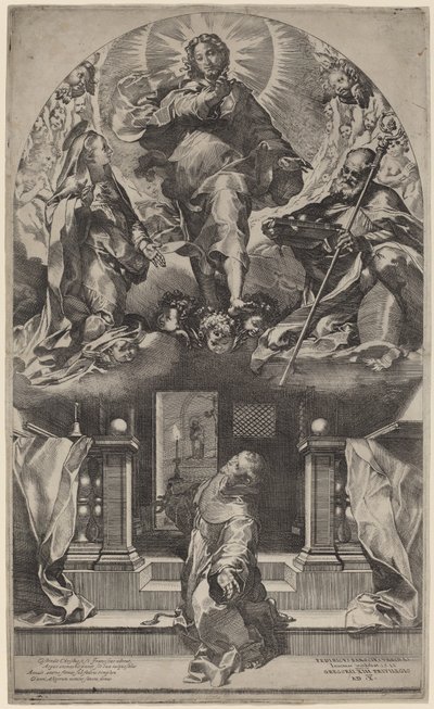 Vidění svatého Františka, 1581. od Federico Barocci