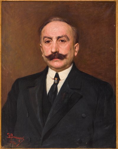 Portrét muže, Federico Bernagozzi (olej na plátně) od Federico Bernagozzi