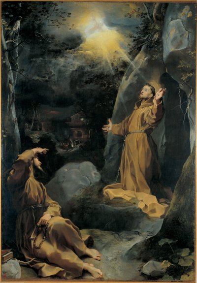 Svatý František z Assisi přijímá stigmata od Federico Fiori Barocci or Baroccio