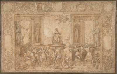 Studie k Alegorii jara, 1579. od Federico Zuccaro