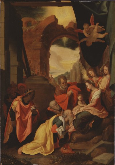 Die Anbetung der Könige od Federico Zuccaro