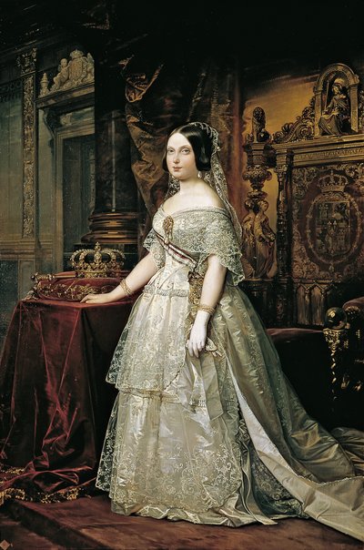 Isabela II. španělská od Federico de Madrazo y Kuntz