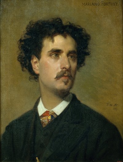 Portrét Marià Fortuny od Federico de Madrazo y Kuntz