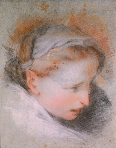 Hlava ženy, 1568-1569 od Federigo Barocci