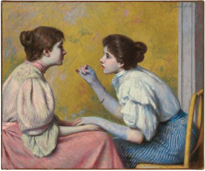 Zajímavý rozhovor, 1895 od Federigo Zandomeneghi