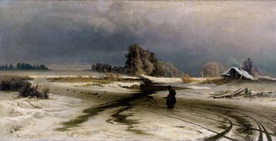 The Thaw, 1871 od Fedor Aleksandrovich Vasiliev