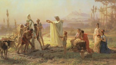 Hermovo vysvěcení, 1874 od Fedor Andreevich Bronnikov