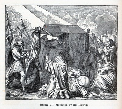 Jindřich VII truchlil svým lidem, 1882 od Fedor Reusche