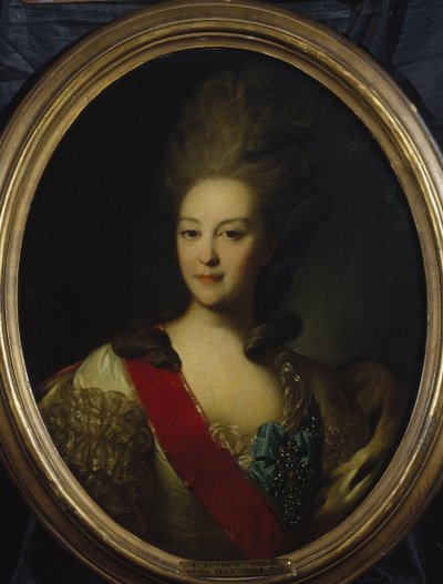 Portrét hraběnky Jekatěriny Nikolajevny Orlové 1758-1781, str. 1779 od Fedor Stepanovich Rokotov