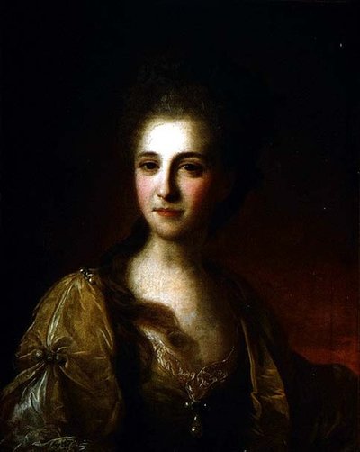 Portrét neznámé ženy, kolem roku 1770 (olej na plátně) od Fedor Stepanovich Rokotov