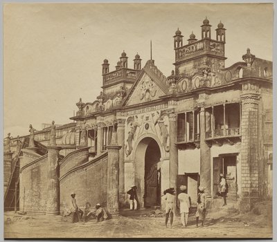Brána vedoucí do Kaiserbagh od Felice A. Beato