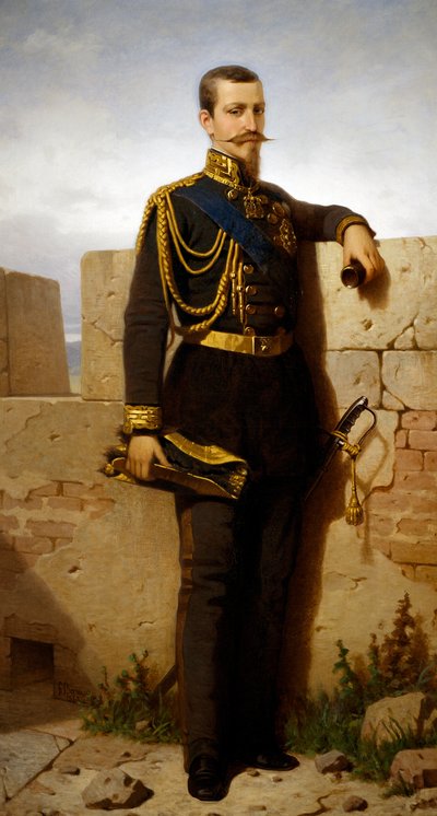 Portrét prince Ferdinanda Savojského (Florencie od Felice Barucco