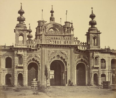 Brána vedoucí do paláce Kaiserbagh od Felice Beato