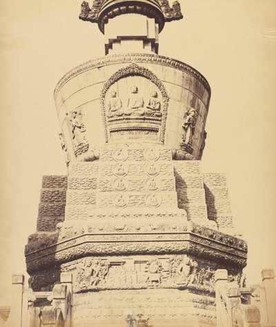 Architectural View of the Lama Temple near Pekin, October 1860 od Felice Beato