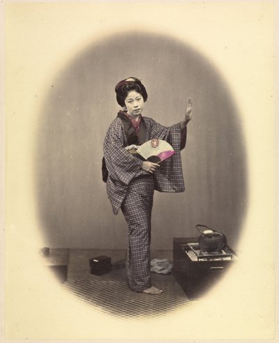 Tančící dívka 1868 Felice Beato od Felice Beato