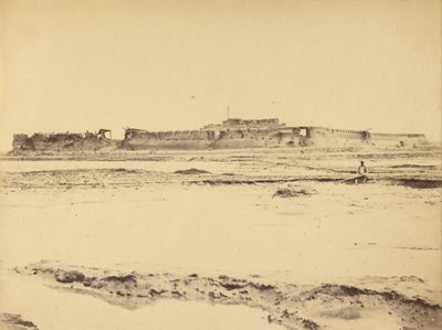 Exteriér řeky North Fort Peiko zobrazující anglický a francouzský vchod, 21. srpna 1860 od Felice Beato
