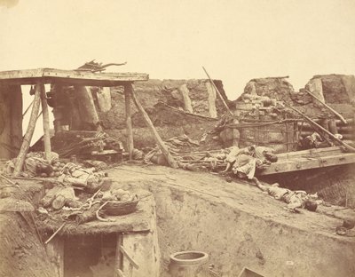 Interiér anglického vstupu do severní pevnosti 21. srpna 1860 od Felice Beato