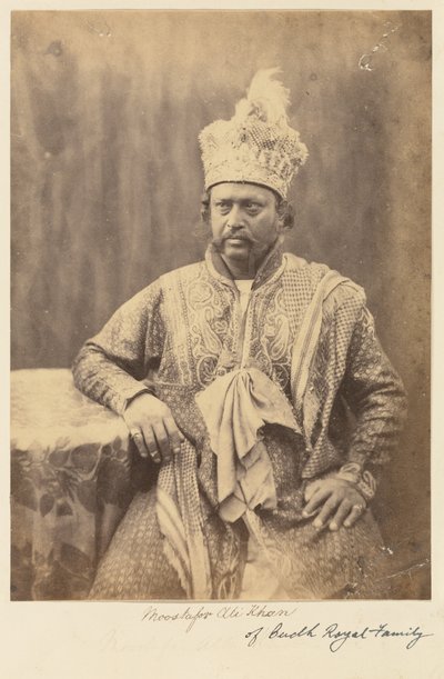 Moostafor Ali Khan z královské rodiny Oudh od Felice Beato