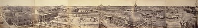 Panorama Lucknow, převzato z Velké Imambary od Felice Beato