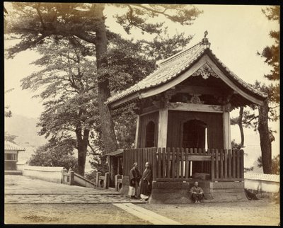 Chrám ve městě Nagasaki od Felice Beato