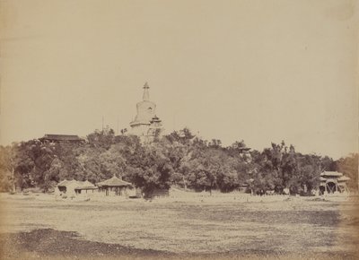 Velká pagoda v císařském zimním paláci, Pekin, 29. října 1860, 1860. od Felice Beato